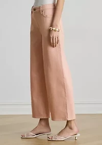 Women's High-Rise Wide-Leg Cropped Jeans
