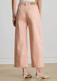 Women's High-Rise Wide-Leg Cropped Jeans
