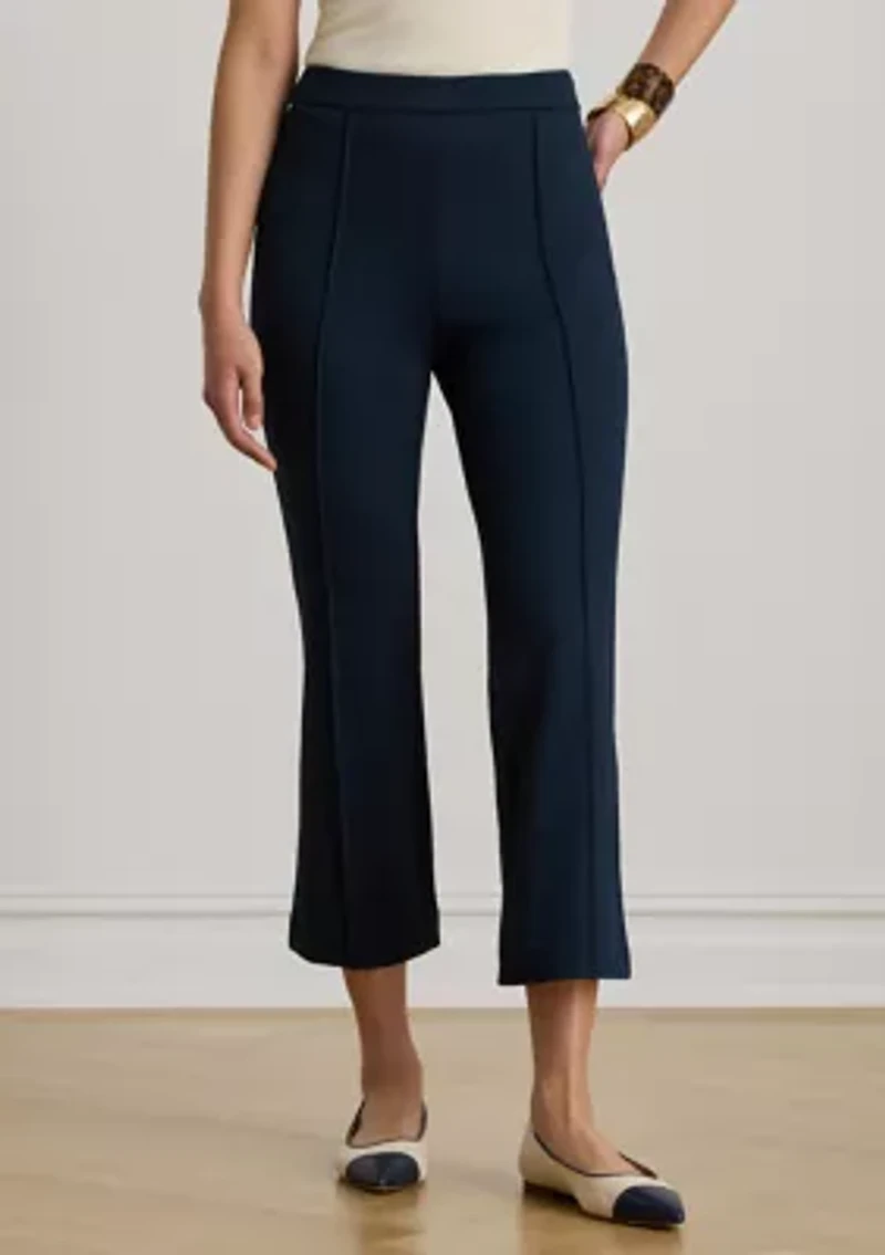 Women's Twill Flare Ankle Pants