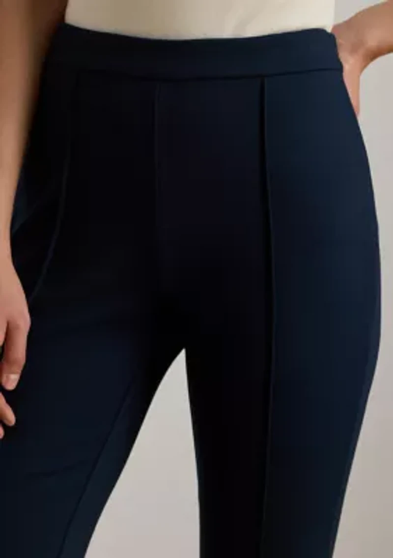 Women's Twill Flare Ankle Pants