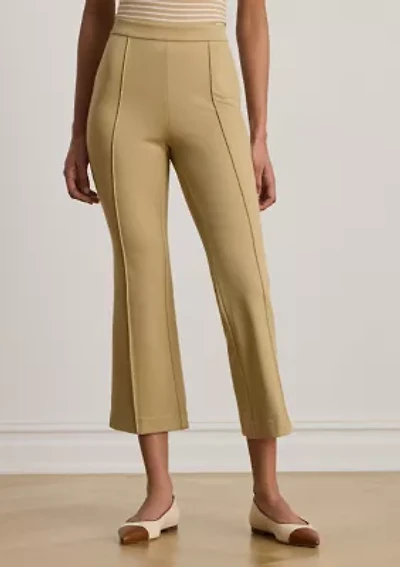 Women's Twill Flare Ankle Pants
