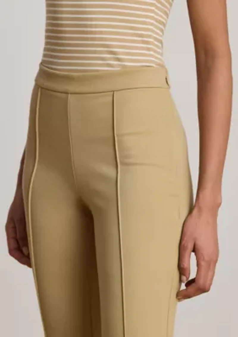 Women's Twill Flare Ankle Pants