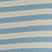Women's Striped Rib-Knit Stretch Cotton T-Shirt