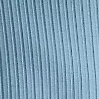 Women's Rib-Knit Elbow-Sleeve Polo T-Shirt