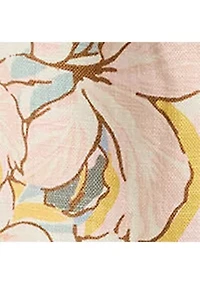 Floral Pleated Linen Shorts