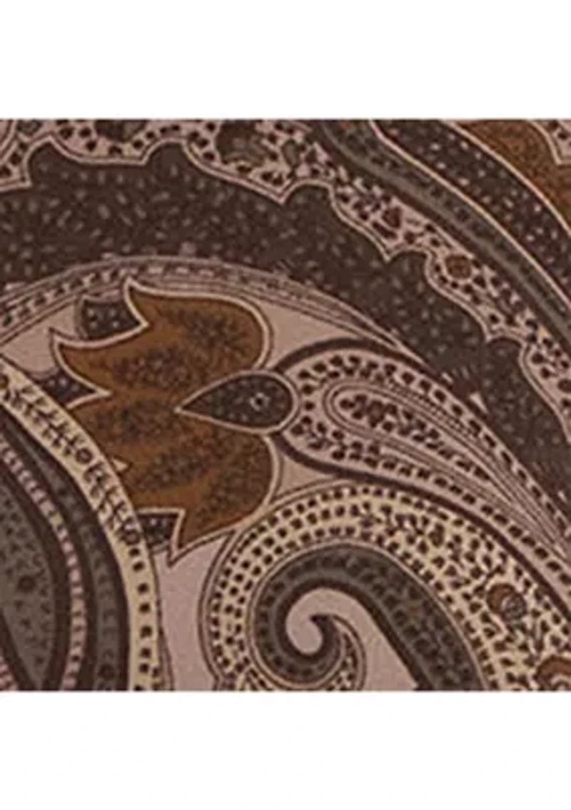 Women's Paisley Stretch Jersey Boatneck Dress