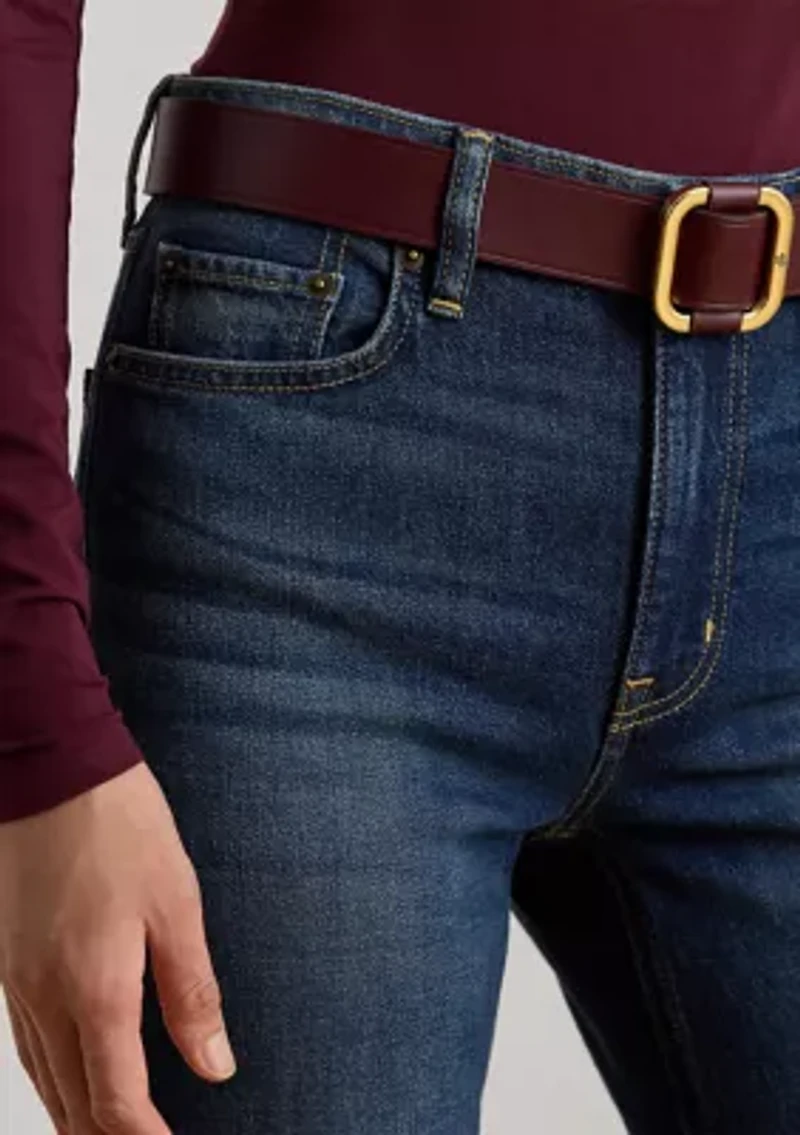 Women's High-Rise Straight Jeans