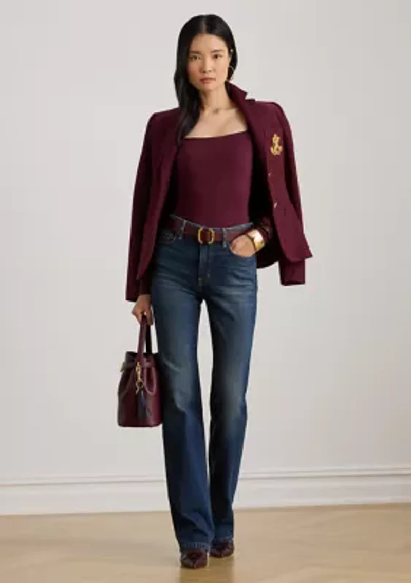 Women's High-Rise Straight Jeans