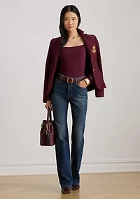 Women's High-Rise Straight Jeans