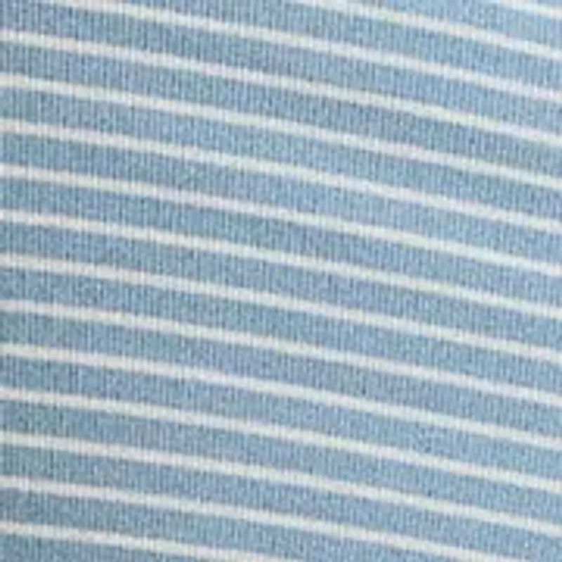 Women's Striped Off-the-Shoulder Midi Dress