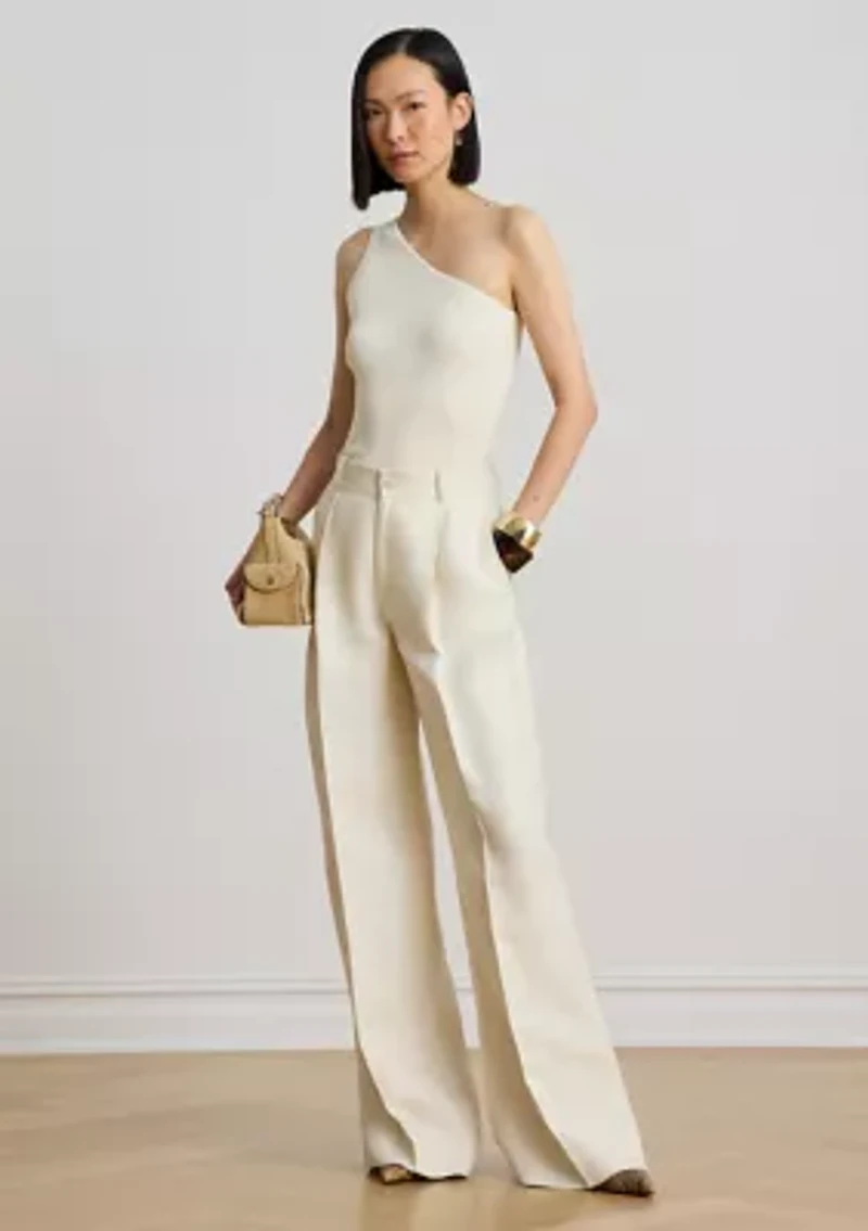 Women's Rib-Knit One-Shoulder Sweater