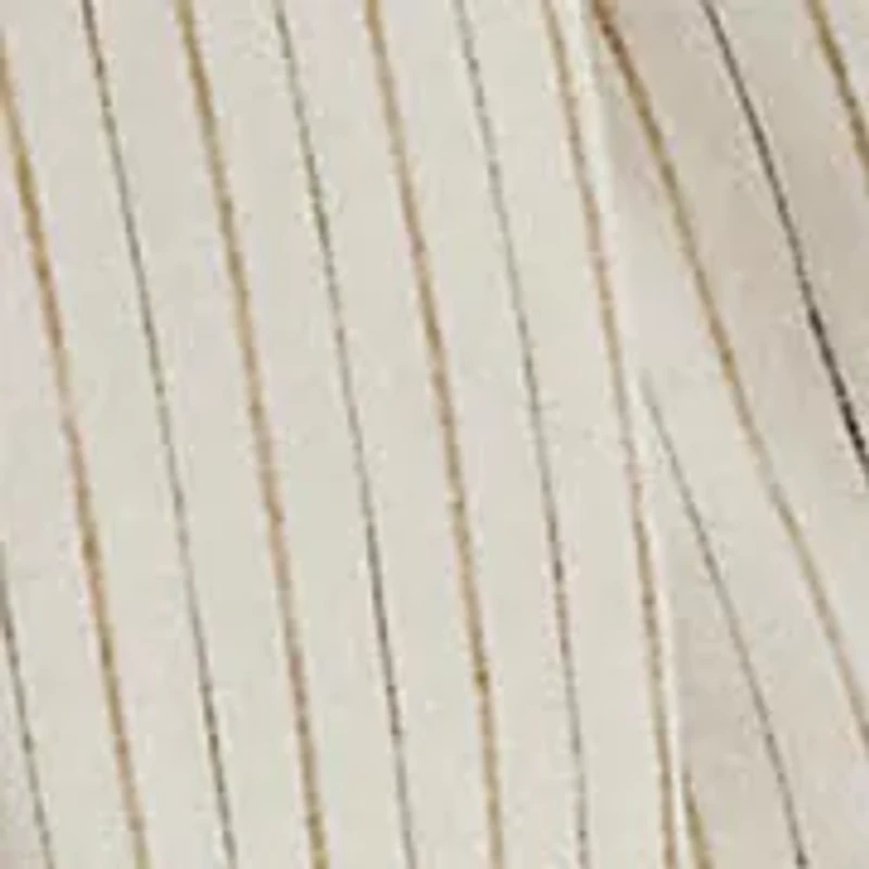 Pinstripe Linen Blazer