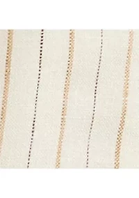 Pinstripe Linen Blazer