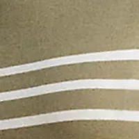 Breton-Stripe Cotton Ribbed Midi Dress