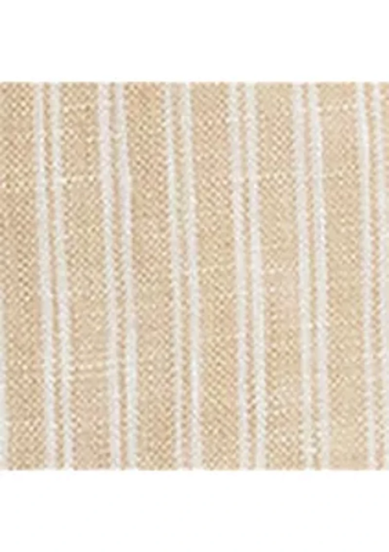 Women's Striped Linen Wide-Leg Pants