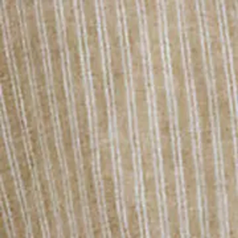 Striped Linen Roll-Tab-Sleeve Romper