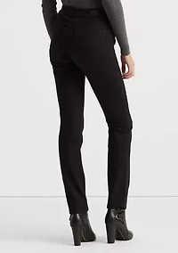 Petite Mid Rise Straight Jeans