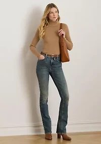 Petite Ribbed Turtleneck Sweater