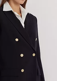 Petite Wool Crepe Blazer