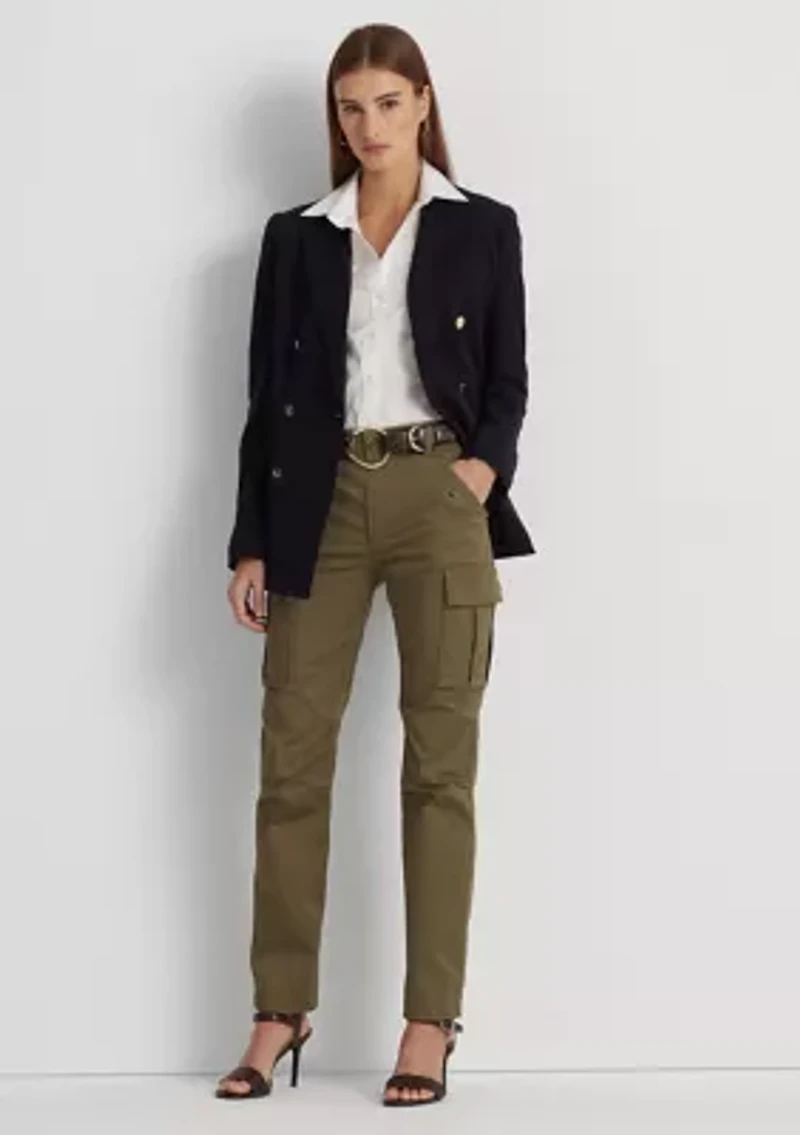 Petite Wool Crepe Blazer