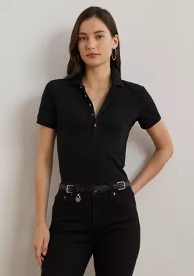 Petite Piqué Polo Shirt