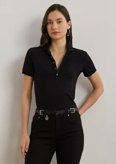 Petite Piqué Polo Shirt