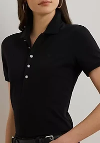 Petite Piqué Polo Shirt
