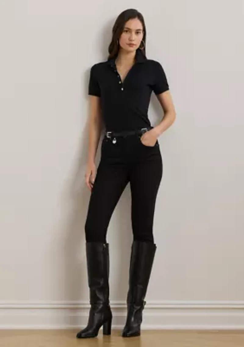Petite Piqué Polo Shirt