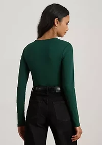 Petite Cotton Long-Sleeve Shirt