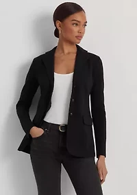 Petite Combed Cotton Blazer