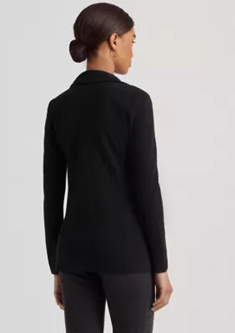 Petite Combed Cotton Blazer