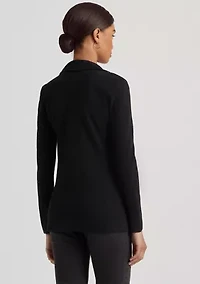 Petite Combed Cotton Blazer