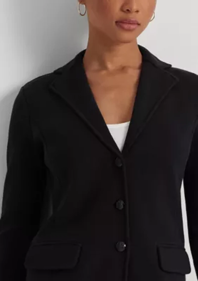 Petite Combed Cotton Blazer