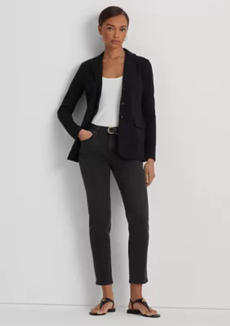Petite Combed Cotton Blazer