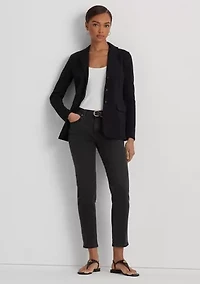 Petite Combed Cotton Blazer