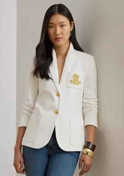 Petite Bullion Jacquard Blazer