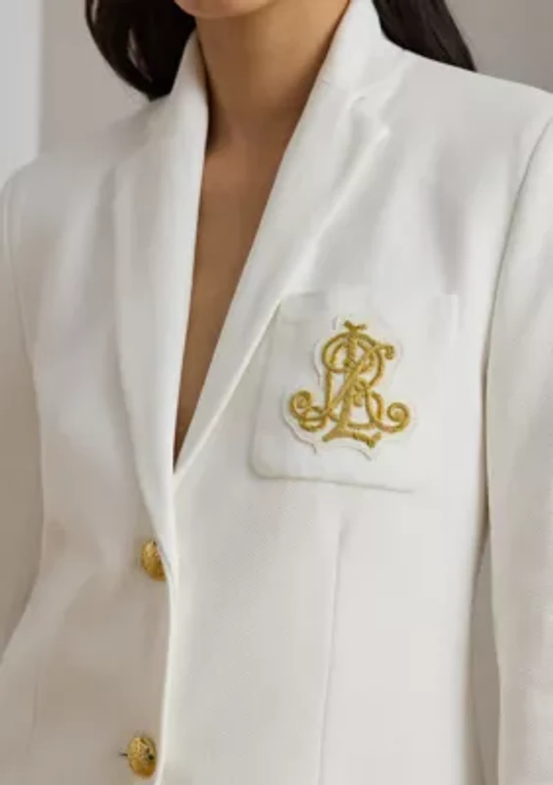 Petite Bullion Jacquard Blazer