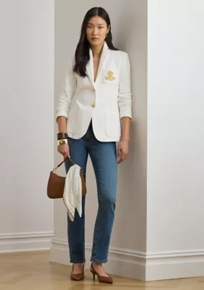 Petite Bullion Jacquard Blazer