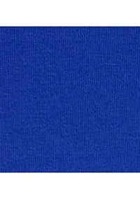 Petite Stretch Cotton Elbow-Sleeve V-Neck T-Shirt