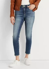 Petite High Rise Skinny Ankle Jeans