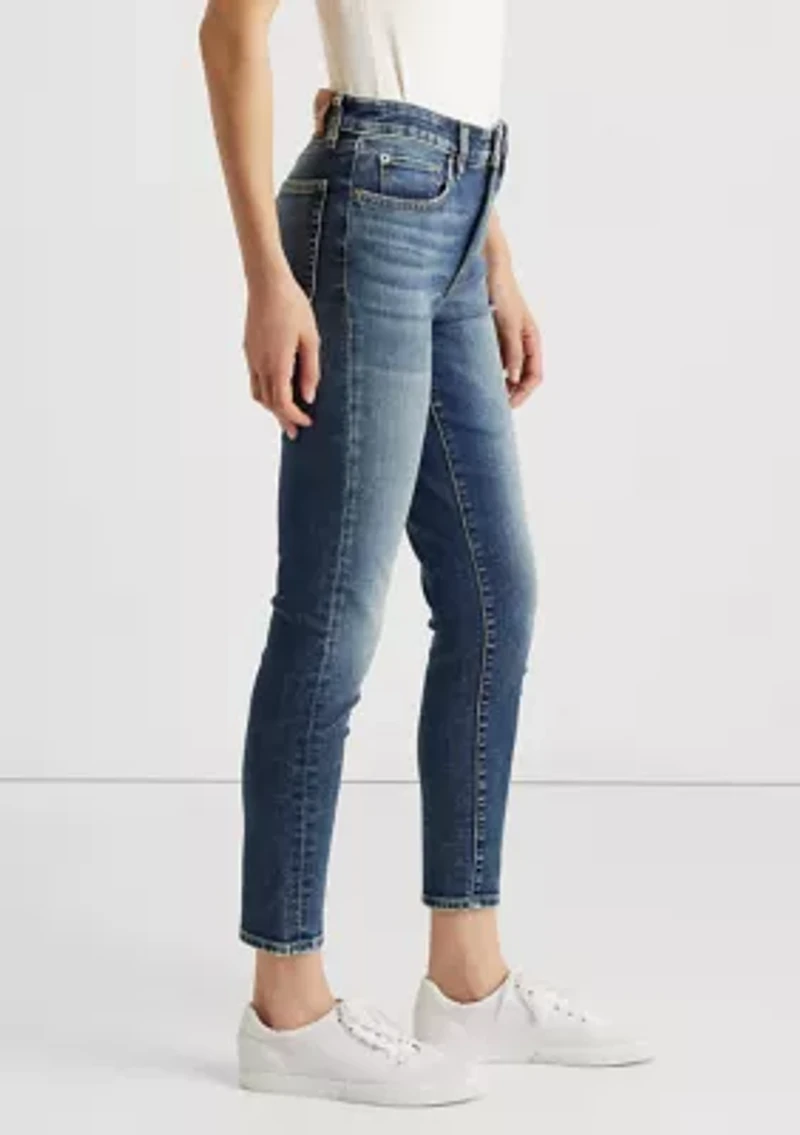 Petite High Rise Skinny Ankle Jeans
