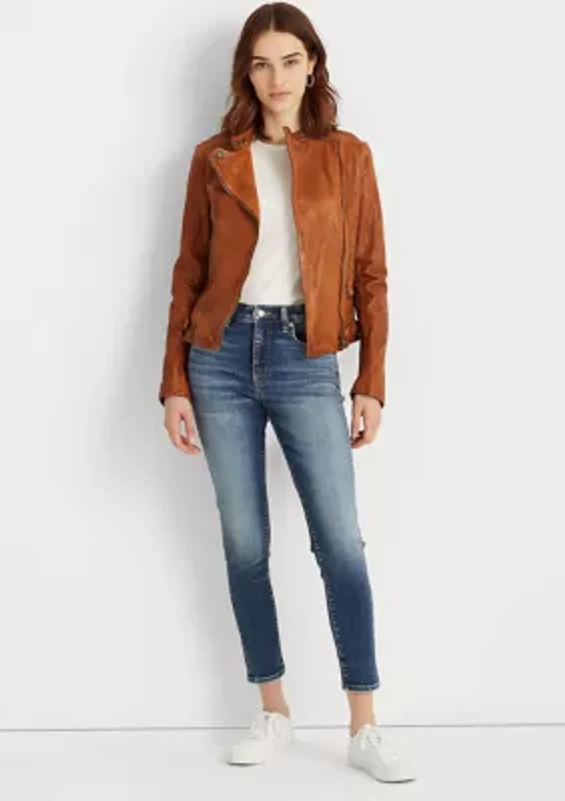 Petite High Rise Skinny Ankle Jeans