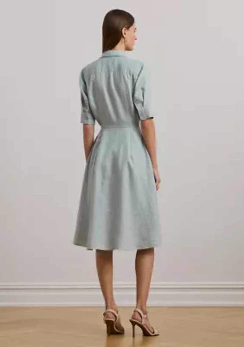 Petite Linen Shirtdress
