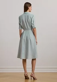Petite Linen Shirtdress