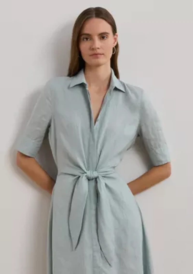 Petite Linen Shirtdress