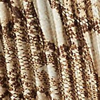 Petite Snakeskin-Print Pleated Charmeuse Skirt