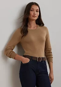 Petite Cotton-Blend Sweater