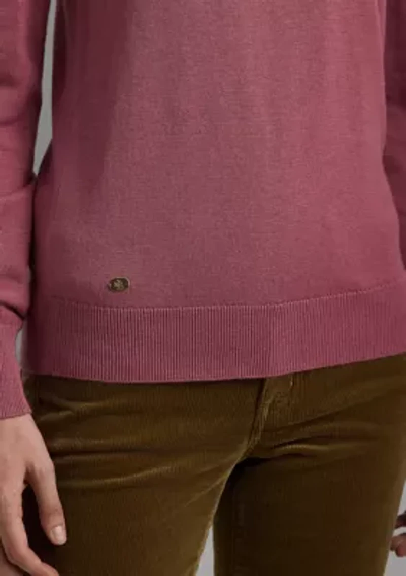 Petite Cotton-Blend Sweater