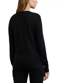 Petite Cotton-Blend Sweater