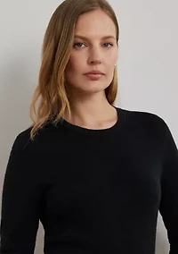 Petite Cotton-Blend Sweater